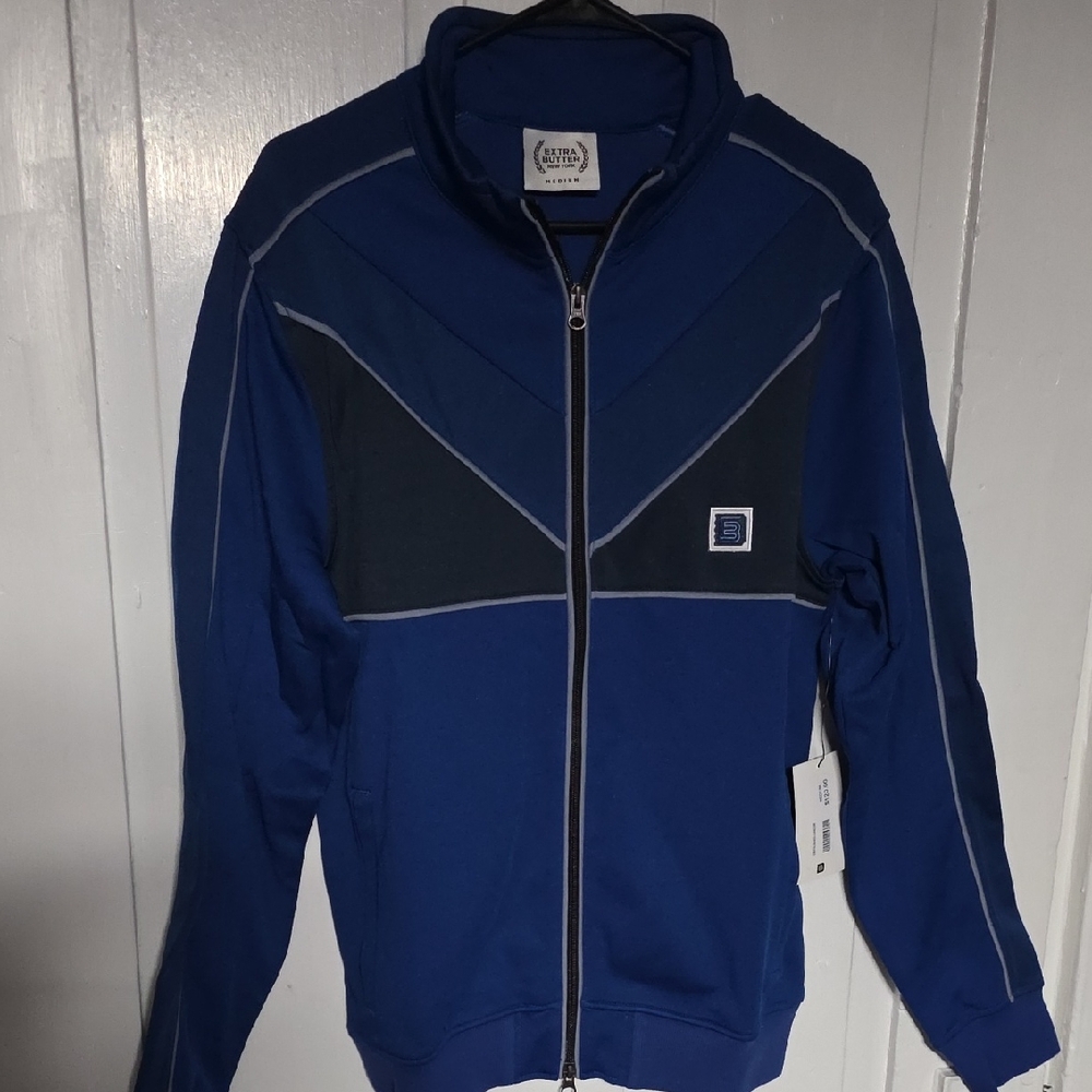 Extra Butter Colorblock Track Jacket, Med